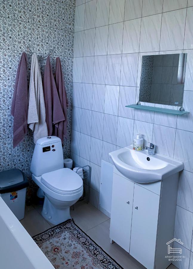 Apartamentai Birzuose, Double Bedroom And Single Bedroom Apartments Biržai Zewnętrze zdjęcie