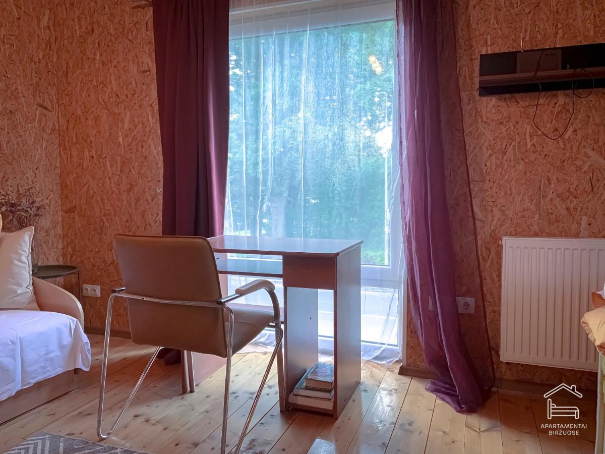 Apartamentai Birzuose, Double Bedroom And Single Bedroom Apartments Biržai Zewnętrze zdjęcie